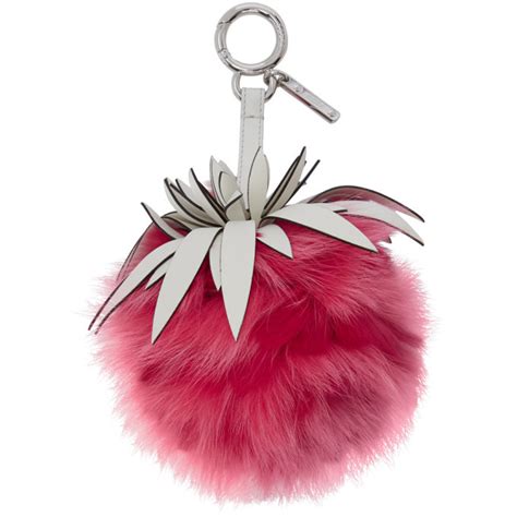 fur keychain fendi|Fendi keychain wallet.